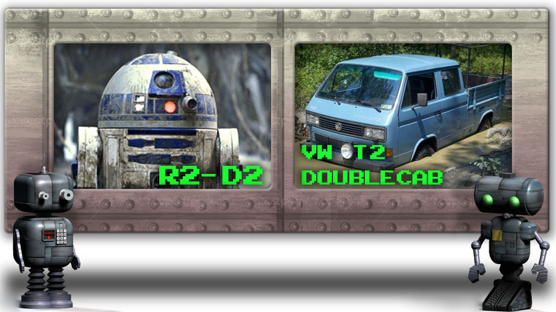 Illustration for article titled Famous Robots And The Cars That Are Just Like Them